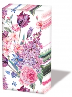 Taschentücher - Flower Composition White