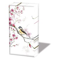 Taschentücher - Bird & Blossom White