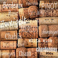 Servietten 25x25 cm - Wine Corks