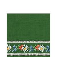 Servietten 25x25 cm - Bavarian Flowers Green Servietten 25x25 cm - Bavarian Flowers Green