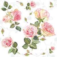 Servietten 25x25 cm - Rosie White