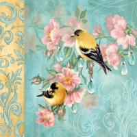 Servietten 25x25 cm - Scarlett Petrol