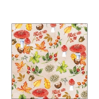 Servietten 25x25 cm - Autumn Pattern Servietten 25x25 cm - Autumn Pattern