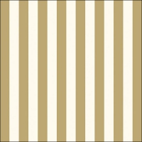 Servietten 33x33 cm - Stripes Gold