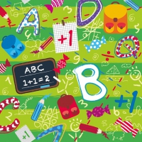 Servietten 33x33 cm - School Start