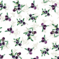 Servietten 33x33 cm - Olives All Over