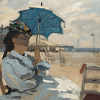 Servietten 33x33 cm - Beach at Trouville
