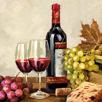 Servietten 33x33 cm - Wine & Grapes