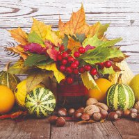 Servietten 33x33 cm - Fall Bouquet Servietten 33x33 cm - Fall Bouquet