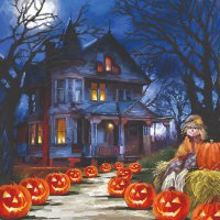 Servietten 33x33 cm - Spooky Servietten 33x33 cm - Spooky