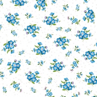 Servietten 33x33 cm - Forget Me Not