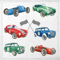 Servietten 33x33 cm - Classic Cars