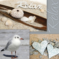 Servietten 33x33 cm - Relax