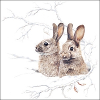 Servietten 33x33 cm - Winter Morning Servietten 33x33 cm - Winter Morning