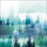 Servietten 33x33 cm - Forest Fog