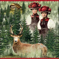 Servietten 33x33 cm - Im Walde