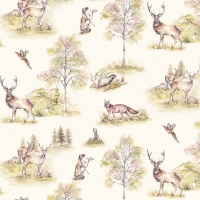 Servietten 33x33 cm - Woodland Deer