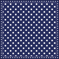 Servietten 33x33 cm - Stripes Dots Blue 