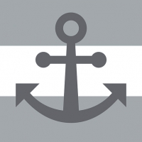 Servietten 33x33 cm - Anchor Away Grey Servietten 33x33 cm - Anchor Away Grey