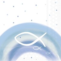 Servietten 33x33 cm - Rainbow Blue