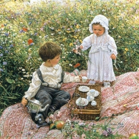 Servietten 33x33 cm - Picknick