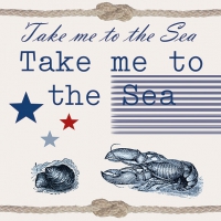 Servietten 33x33 cm - Take Me To The Sea 