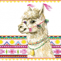 Servietten 33x33 cm - Alpaca