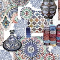 Servietten 33x33 cm - Medina