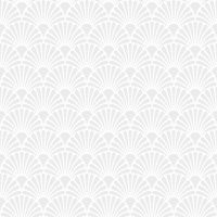 Servietten 33x33 cm - Art Deco White/Pearl 