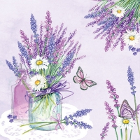 Servietten 33x33 cm - Lavender Jar Lilac