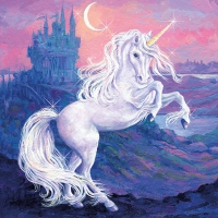 Servietten 33x33 cm - Fantasy Unicorn