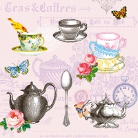 Servietten 33x33 cm - Tea Mix Rose