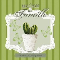 Servietten 33x33 cm - Cactus Charme