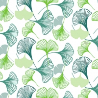 Servietten 33x33 cm - Gingko Green