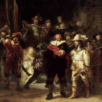 Servietten 33x33 cm - Night Watch Servietten 33x33 cm - Night Watch