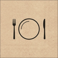 Servietten 33x33 cm - Recycled Nice Dinner Servietten 33x33 cm - Recycled Nice Dinner