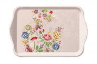Tablett - Embroidery Flowers Rose