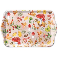 Tablett - 13X21cm Autumn Pattern