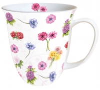 Porzellan-Tasse - Flower Festival