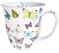 Porzellan-Tasse - Butterfly