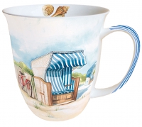 Porzellan-Tasse - Day At The Beach