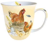 Porzellan-Tasse - Breeding Chicken