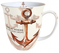 Porzellan-Tasse - Rusty Anchor