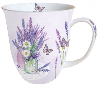 Porzellan-Tasse - Lavender Jar Lilac