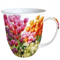 Porzellan-Tasse - Tulips