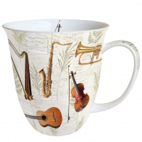 Porzellan-Tasse - Music