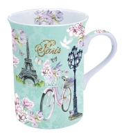 Porzellan-Tasse - Bike In Paris Porzellan-Tasse - Bike In Paris