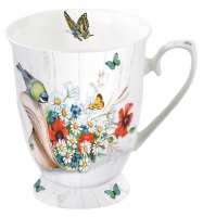 Porzellan-Tasse - Summer Hat