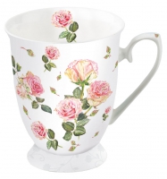 Porzellan-Tasse - Rosie White