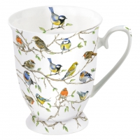 Porzellan-Tasse - Birds Meeting